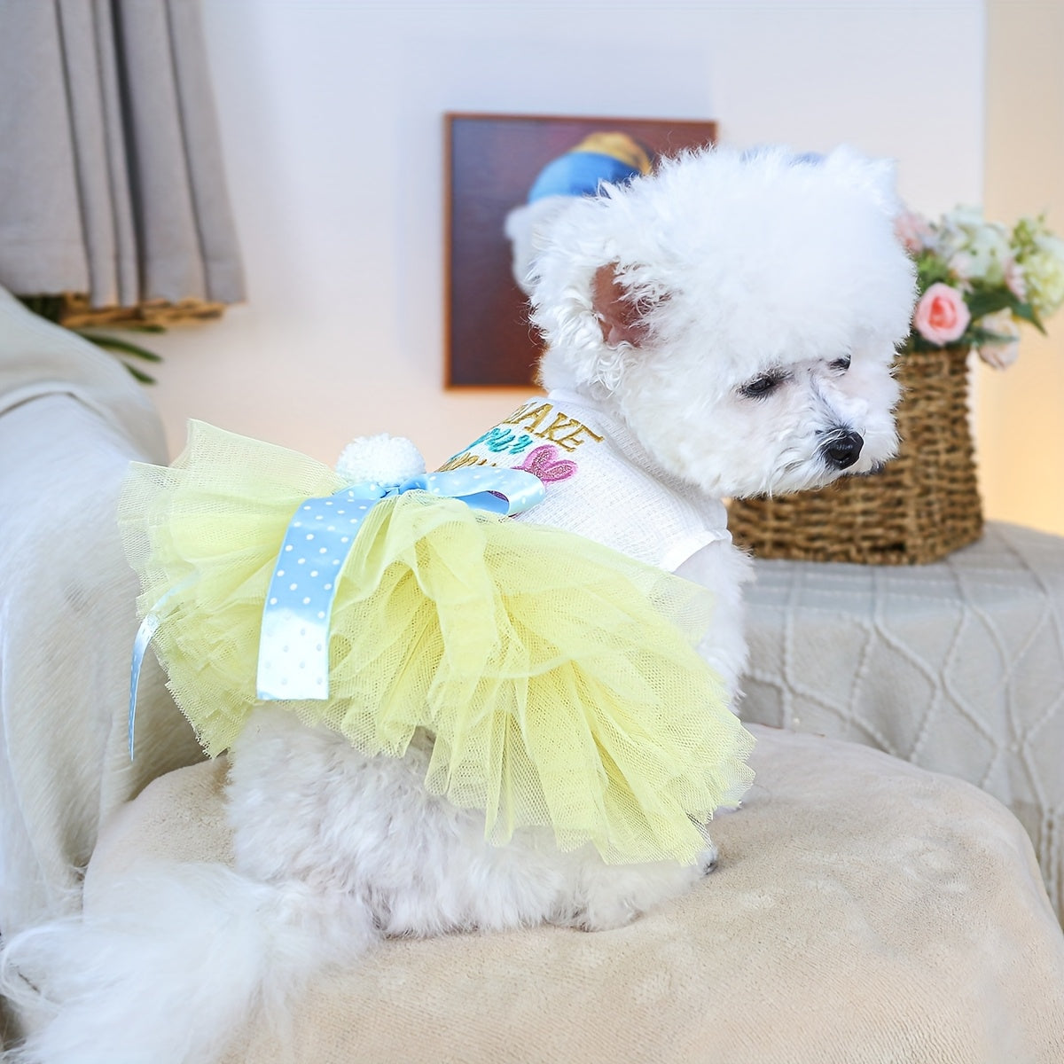 Robe princesse de Pâques – Tulle & lapin – photo produit 2