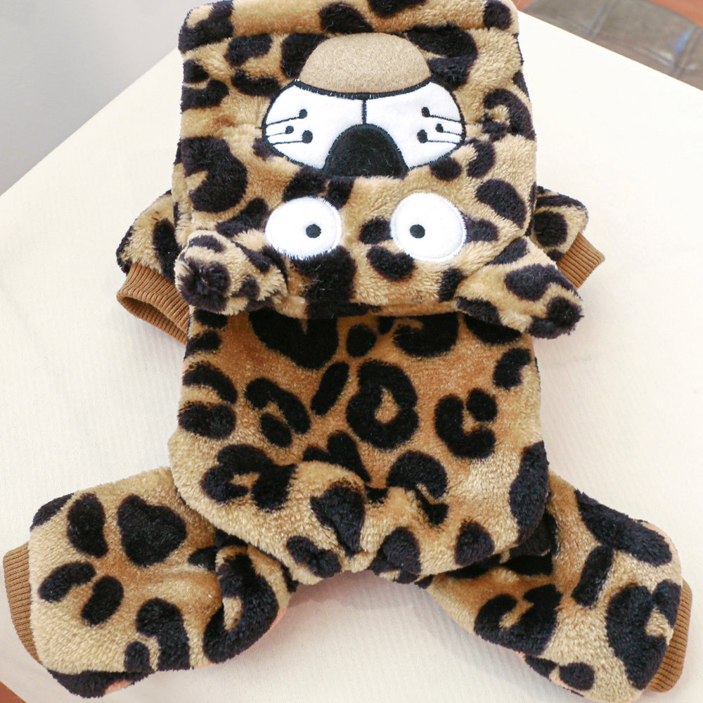 Costume léopard – Sweat chaud pour petit chien – photo produit 6