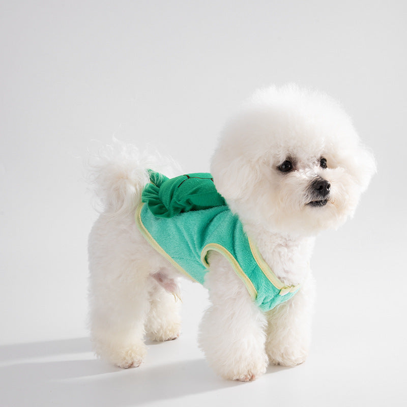 Costume tortue pour chien – Anneau pour laisse – photo produit 2