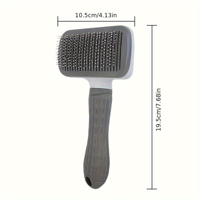 Brosse de toilettage pour la mue des chiens et des chats, un outil facile à utiliser en un clic pour éliminer le sous-poil mort, diverses couleurs