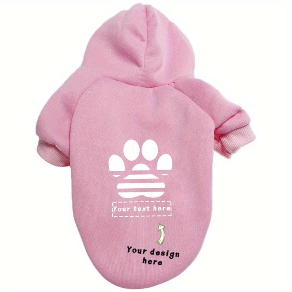 Sweat personnalisable – Empreintes de pattes – photo produit 10