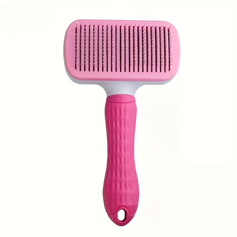 Brosse de toilettage pour la mue des chiens et des chats, un outil facile à utiliser en un clic pour éliminer le sous-poil mort, diverses couleurs