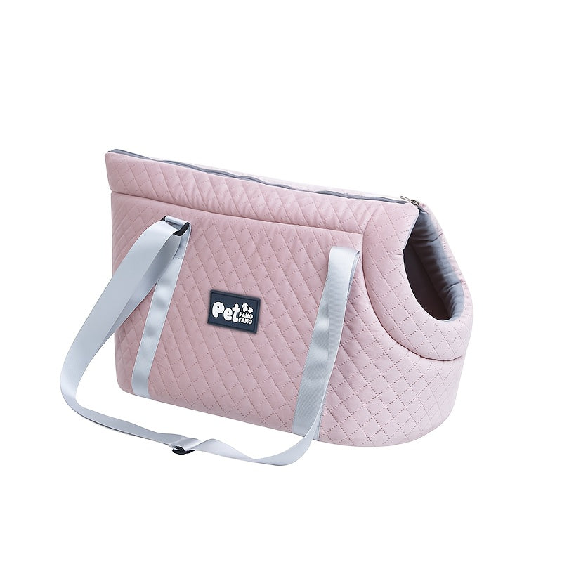 Sac de transport pour chien et chat, intérieur rembourré, bien chaud, épais et confortable, rose