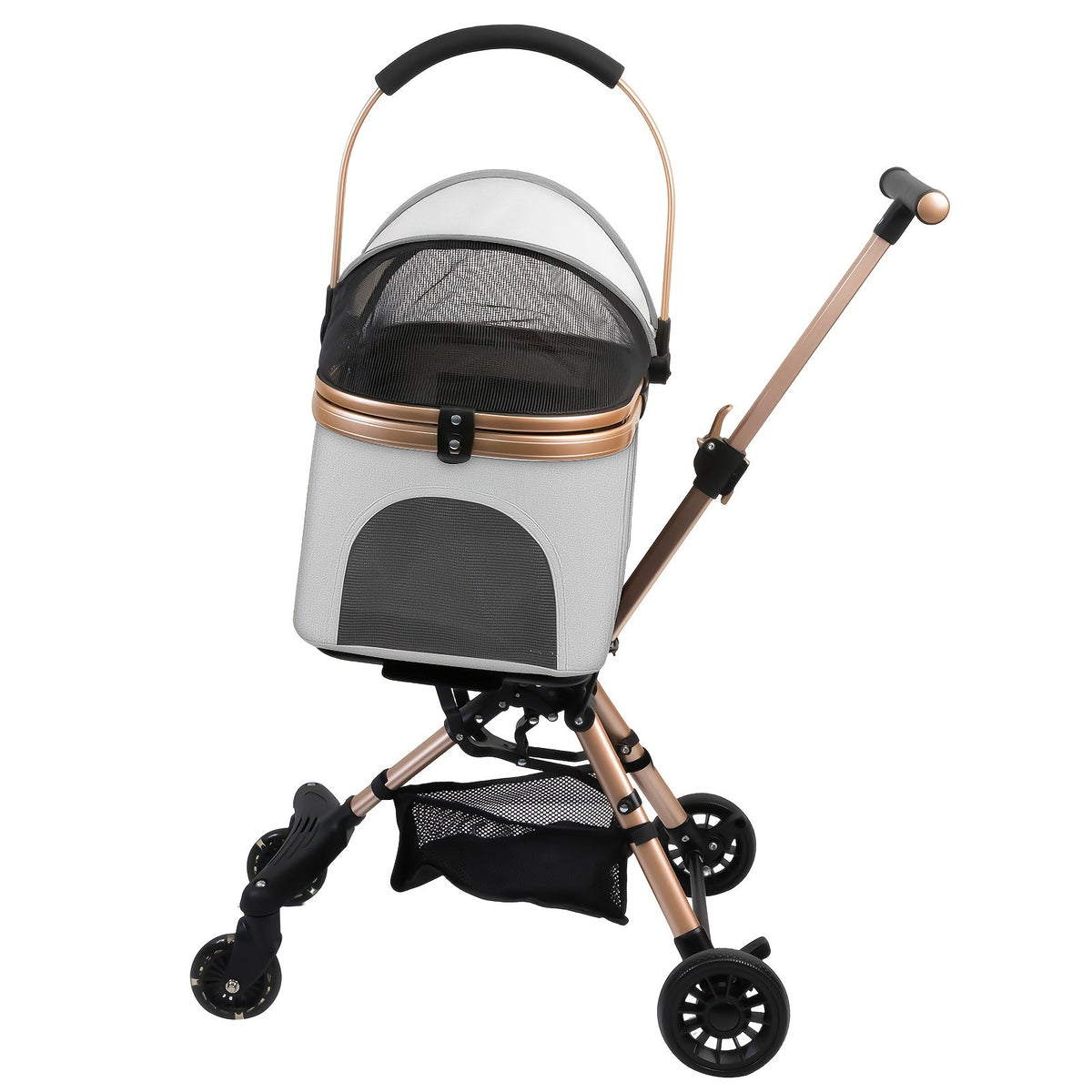 Poussette respirante pliable – Roues 360° – photo produit 9