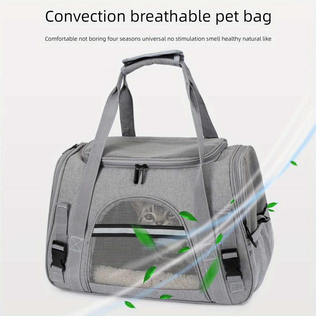 Sac de transport transparent respirant – Chien & chat – photo produit 3