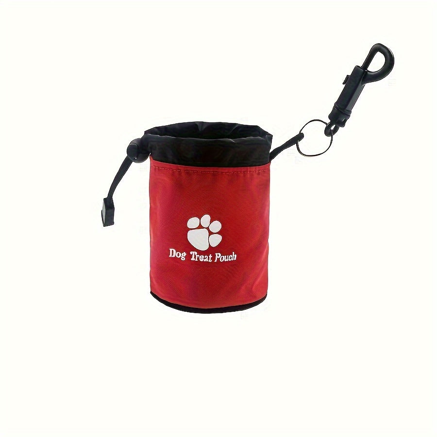 Pochette à friandises pour chien – Mousqueton & cordon – vue principale