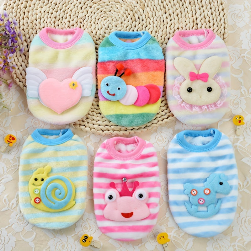Gilet polaire à motifs animaux – Petit chien – photo produit 8