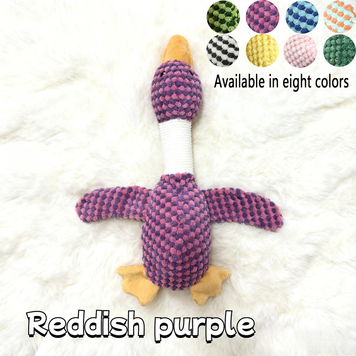 Oie sonore en peluche pour chien – Résistante aux morsures – photo produit 7