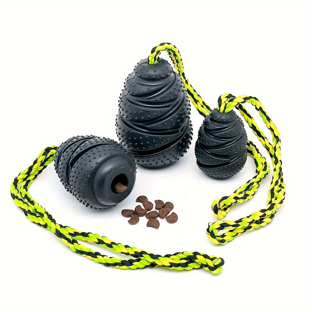 Jouet caoutchouc avec corde – Friandises & massage – photo produit 4