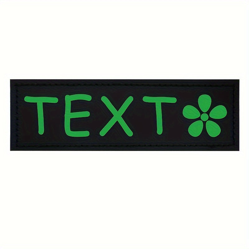 9 Colors Available Custom Pet Patches for Dog Harness Vest with Custom Name Traction Accessories