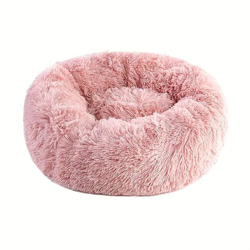 Lit rond en peluche – Chien & chat – photo produit 15