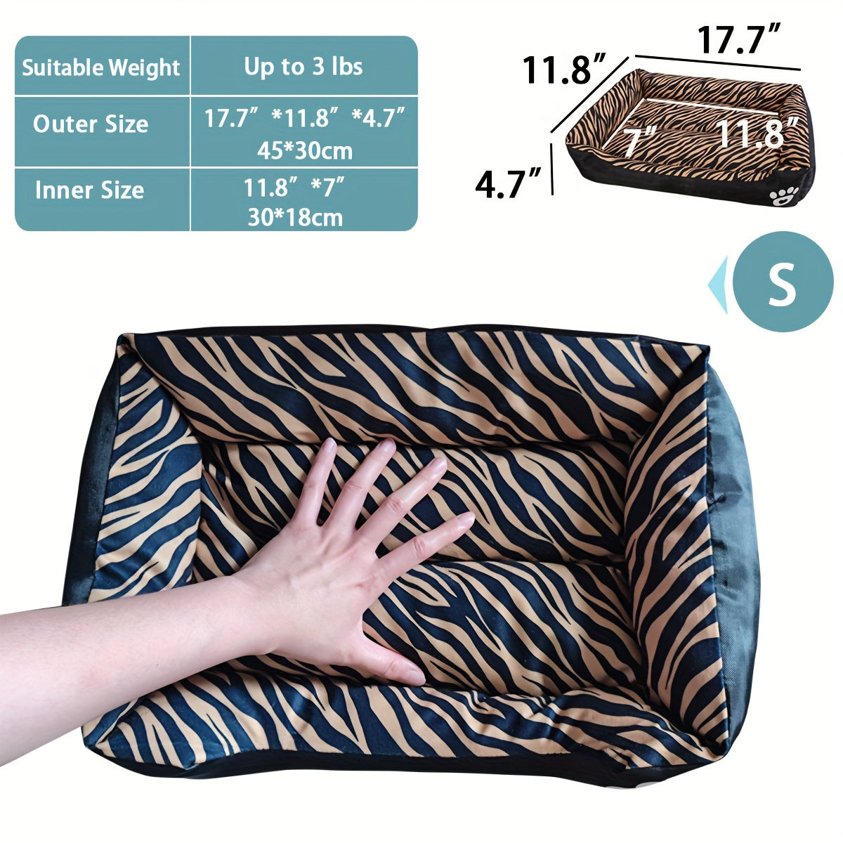 Panier épais & chaud pour chien – photo produit 5
