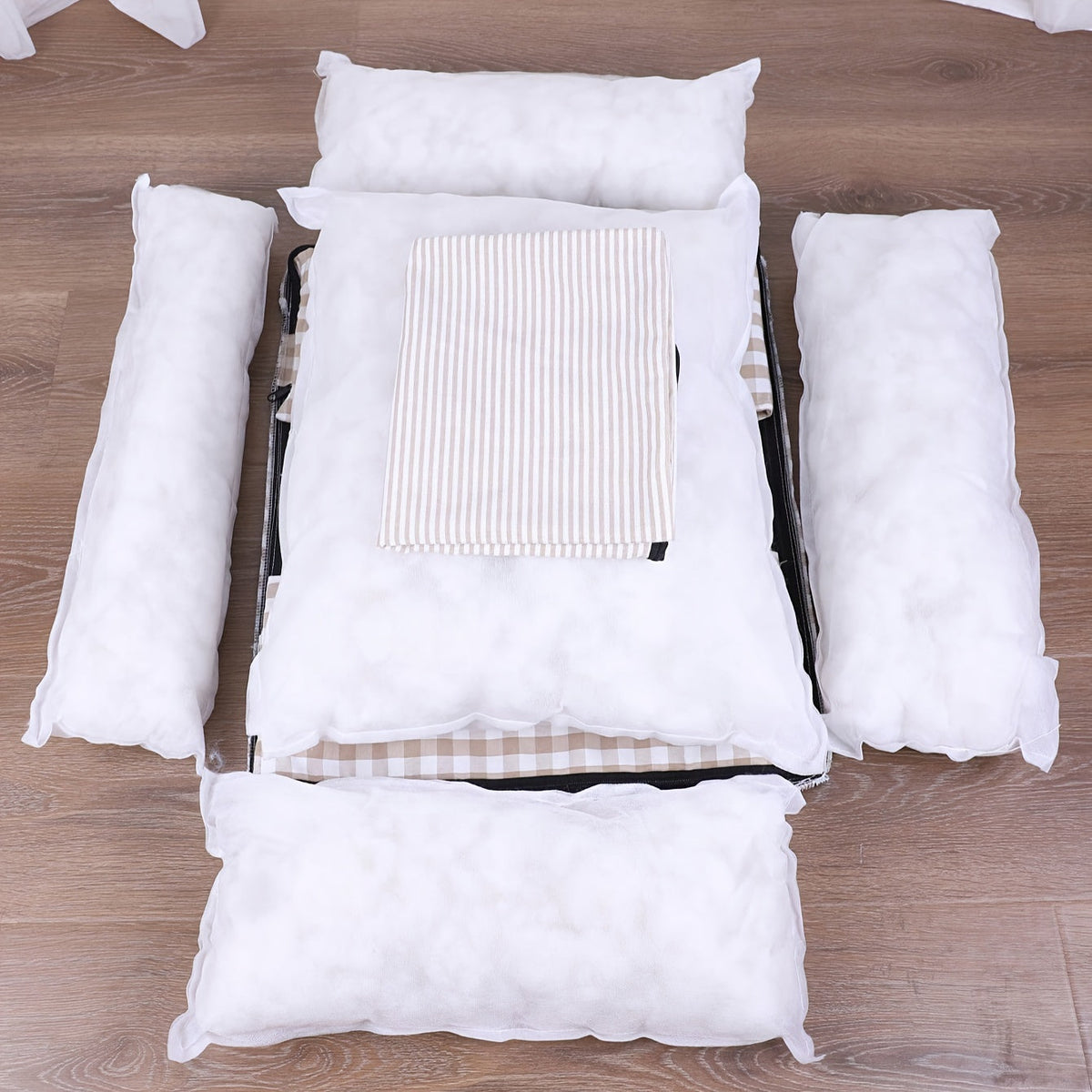 Panier à carreaux – Amovible & lavable – photo produit 4