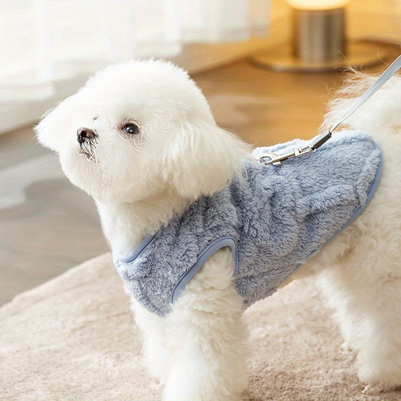 Pull polaire douillet pour chien – Anneau intégré – photo produit 6