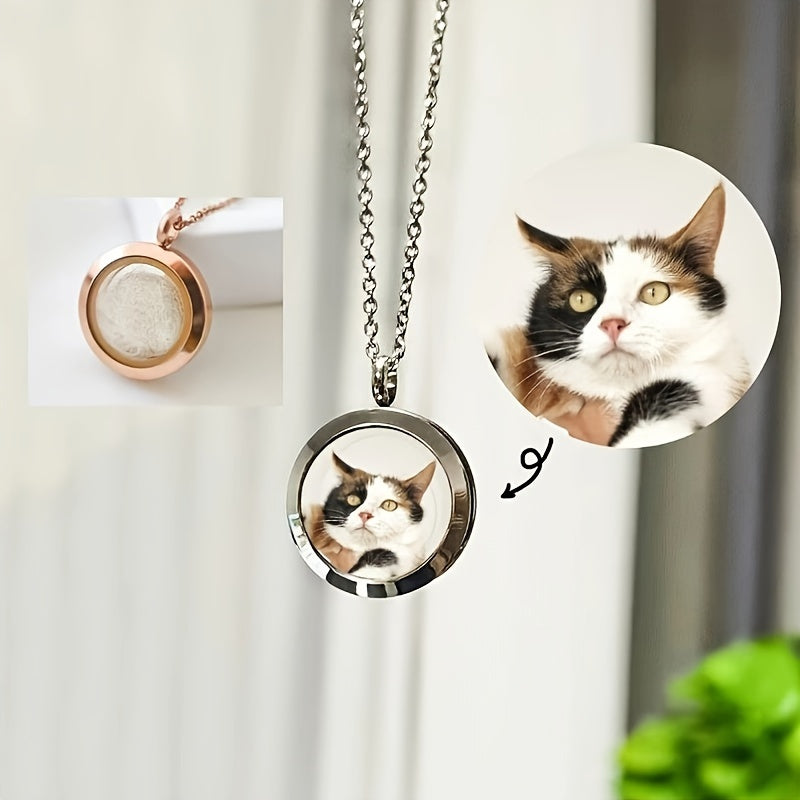 Collier souvenir personnalisé – Photo & poils – photo produit 4
