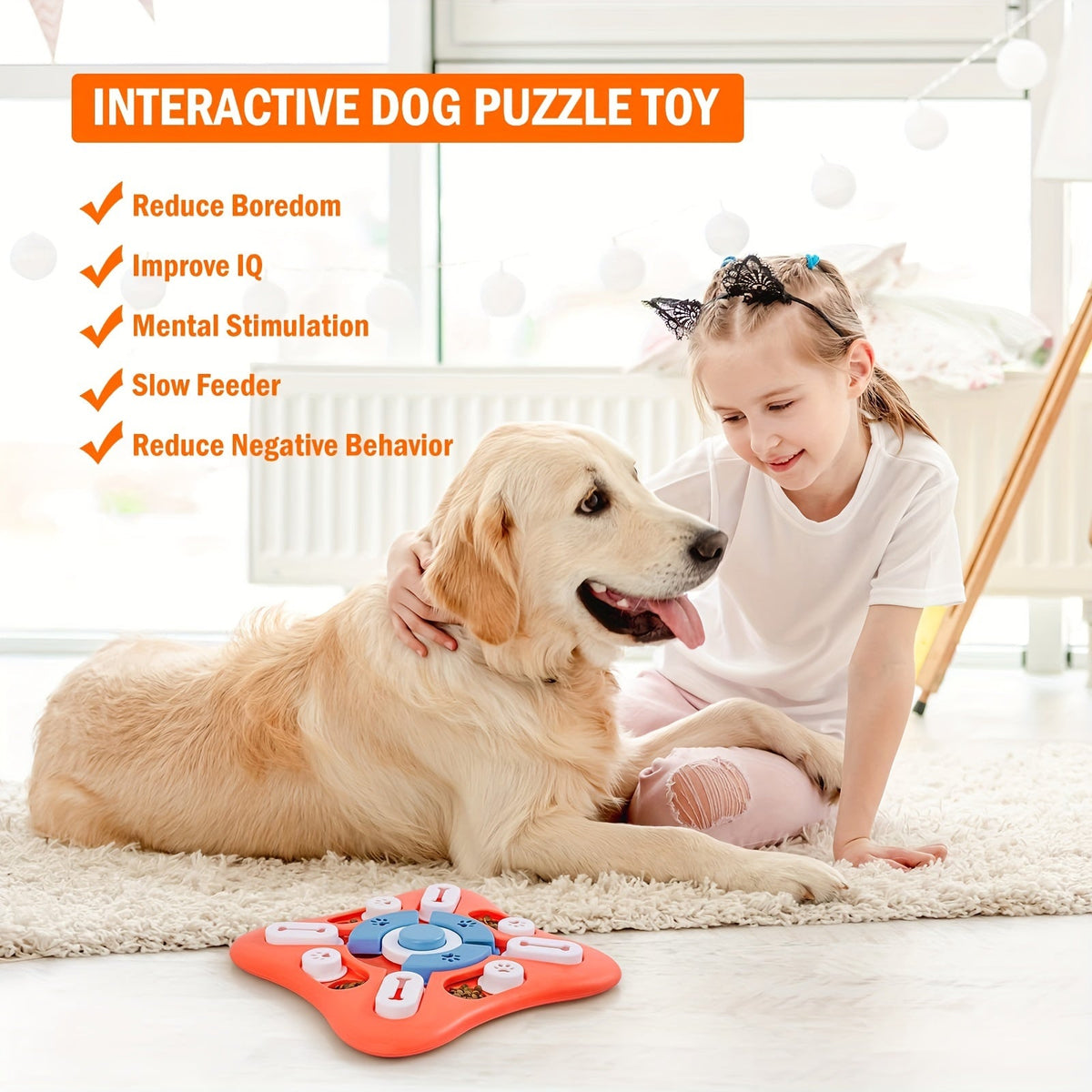 Jouet puzzle distributeur de friandises – Pour chien – photo produit 4
