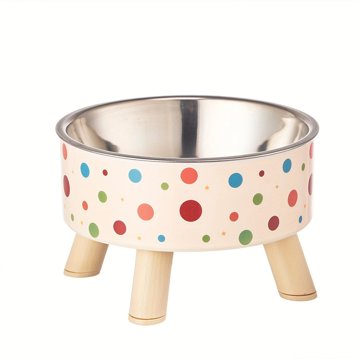 Gamelle surélevée à pois – Chien & chat – photo produit 8