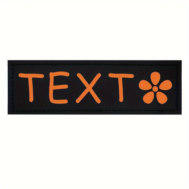 9 Colors Available Custom Pet Patches for Dog Harness Vest with Custom Name Traction Accessories