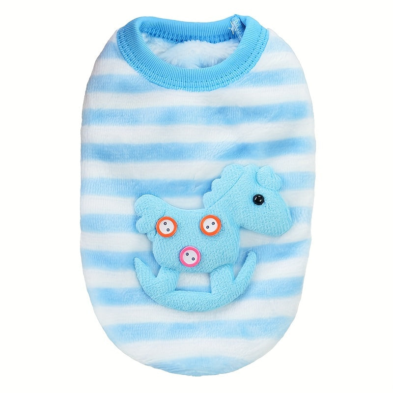 Gilet polaire à motifs animaux – Petit chien – photo produit 16