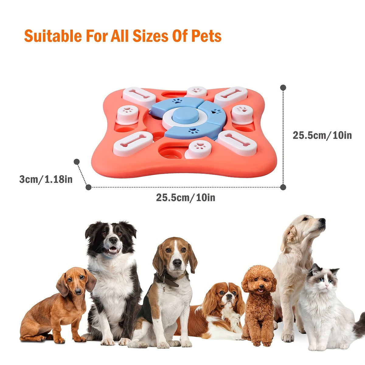 Jouet puzzle distributeur de friandises – Pour chien – photo produit 2