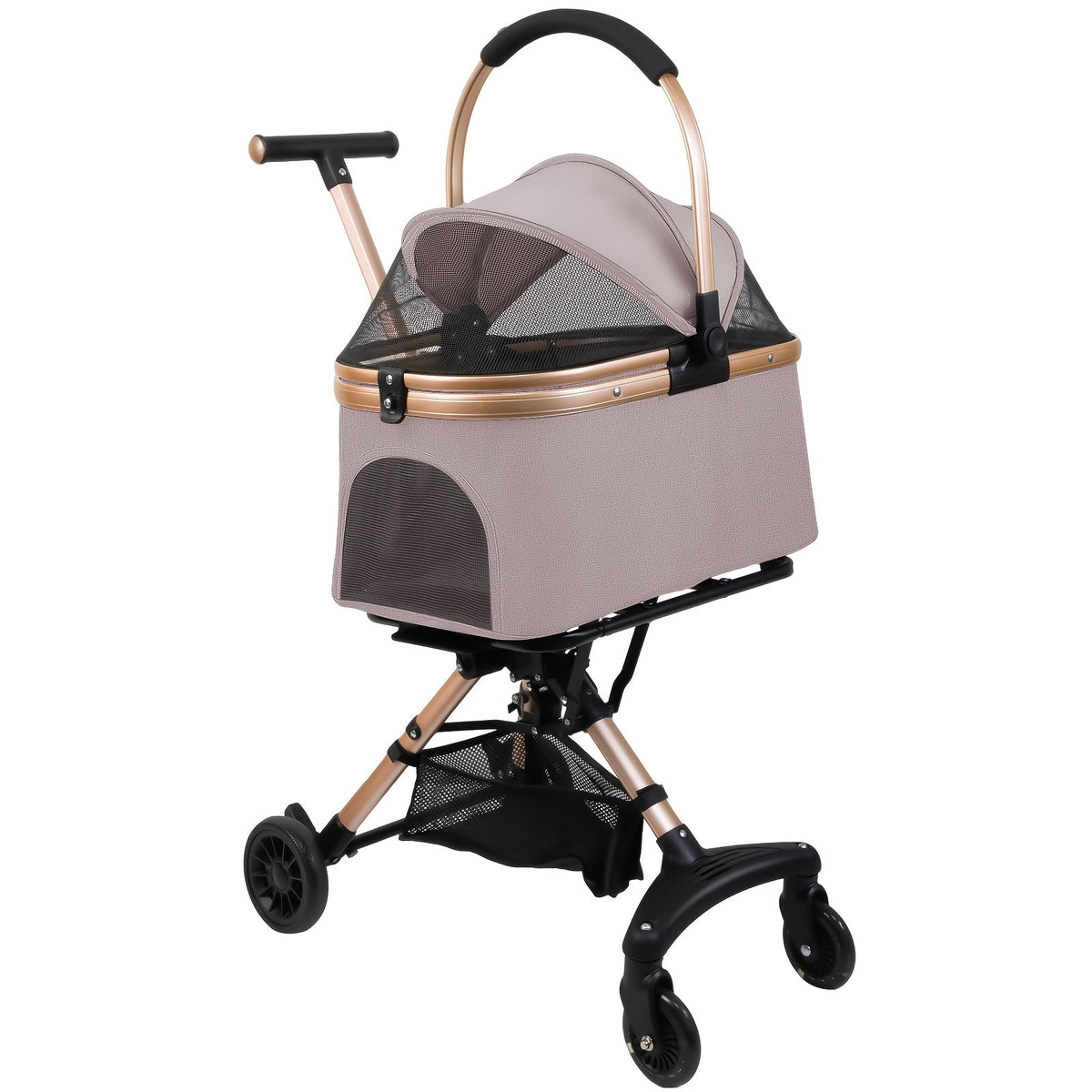 Poussette respirante pliable – Roues 360° – photo produit 8