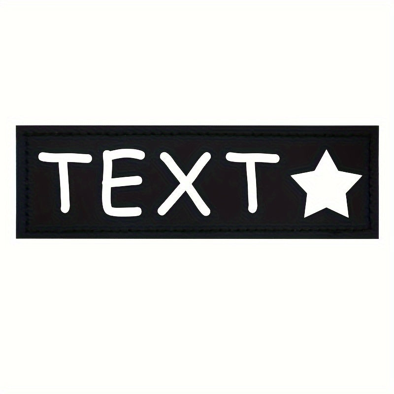 9 Colors Available Custom Pet Patches for Dog Harness Vest with Custom Name Traction Accessories