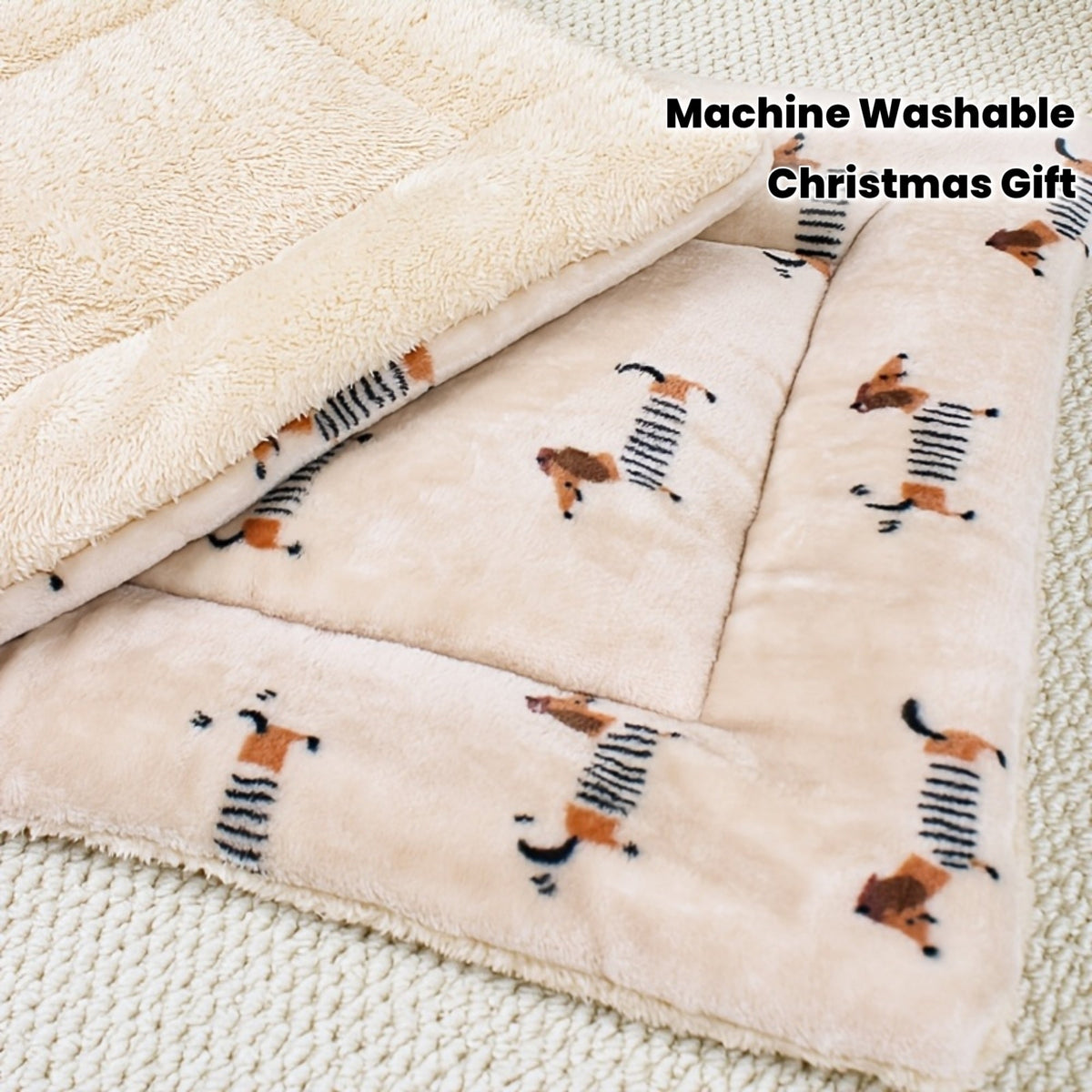 Tapis réversible à motifs – Lavable en machine – vue principale