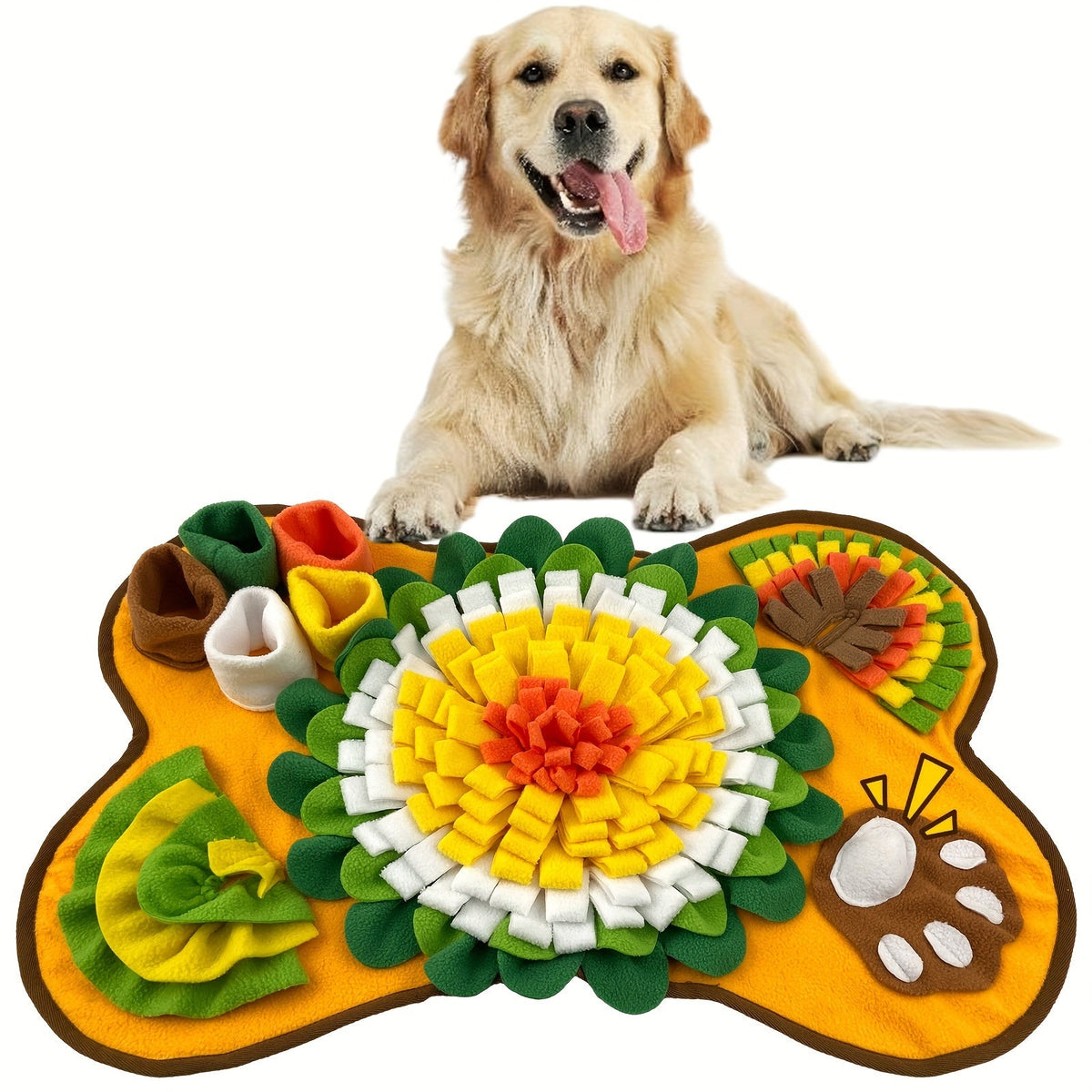 Tapis de fouille en forme d’os – Antidérapant – vue principale