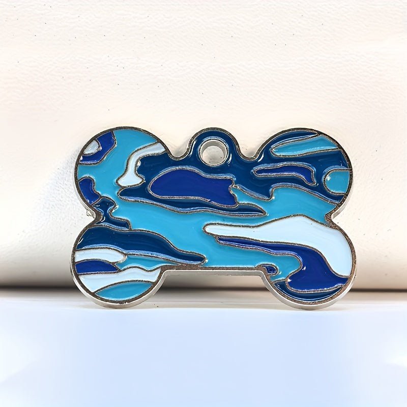 Médaille os camouflage personnalisable – Chien & chat – photo produit 9