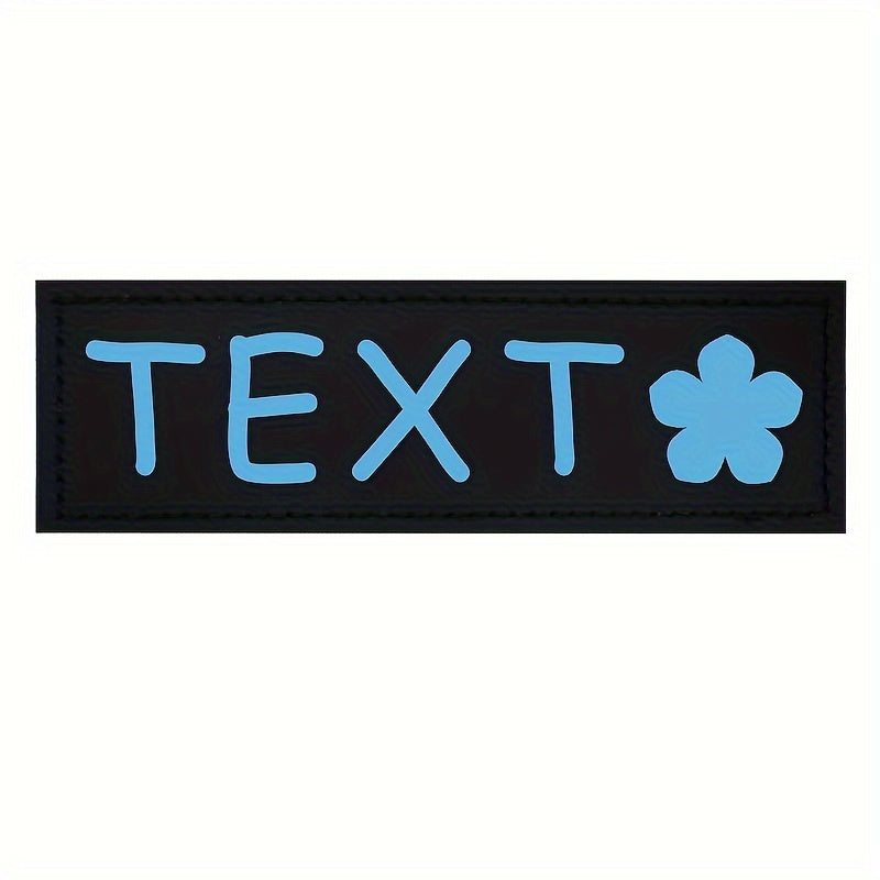 9 Colors Available Custom Pet Patches for Dog Harness Vest with Custom Name Traction Accessories