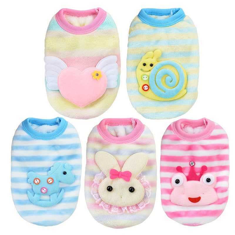 Gilet polaire à motifs animaux – Petit chien – photo produit 2