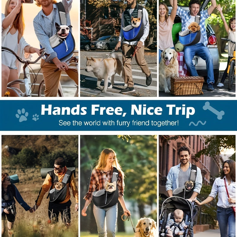 Sac bandoulière respirant – Petit & moyen chien – photo produit 9