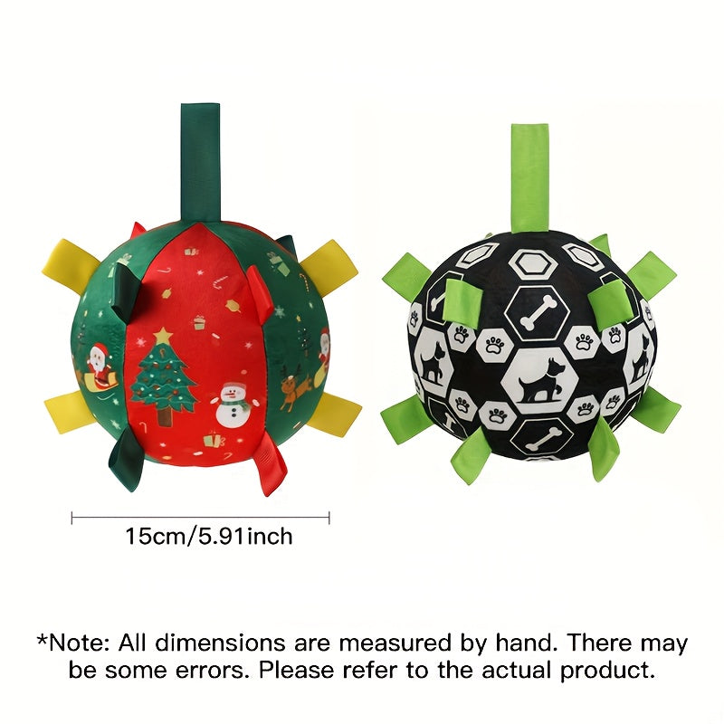 Ballon sonore à cordes pour chien – Jeu extérieur – photo produit 2