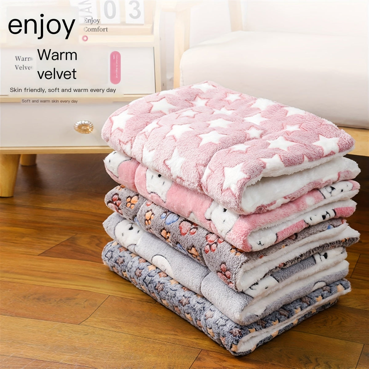 Tapis de couchage chaud – Chien & chat – photo produit 2