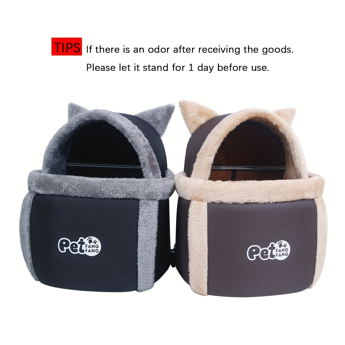 Sac de transport chaud avec harnais – Petit chien & chat – photo produit 6