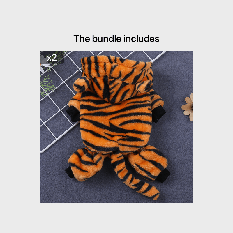 Costume tigre – Petit & moyen chien – photo produit 12