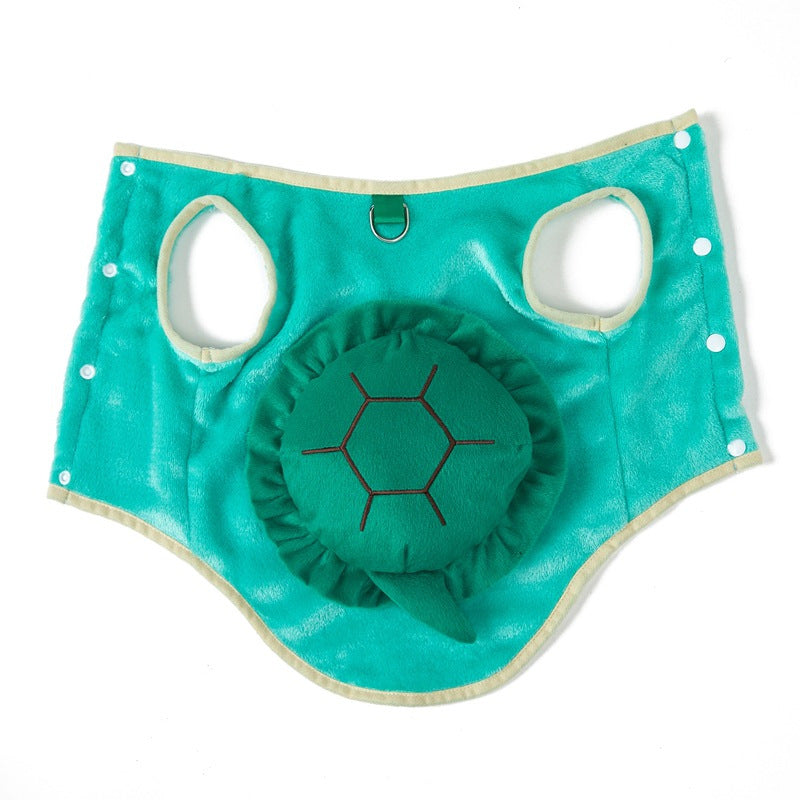 Costume tortue pour chien – Anneau pour laisse – photo produit 3