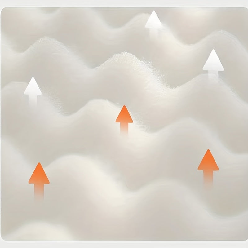 Tapis épais motif cœur – Housse amovible – photo produit 9