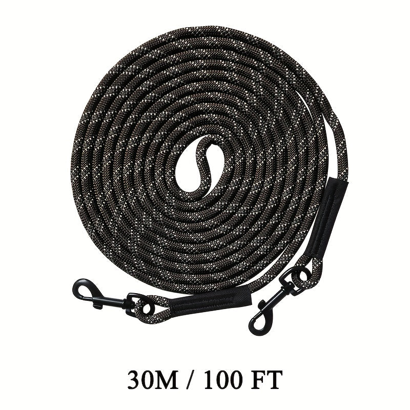 Laisse d’entraînement 20 ou 30 m – Double mousqueton 360° – photo produit 8