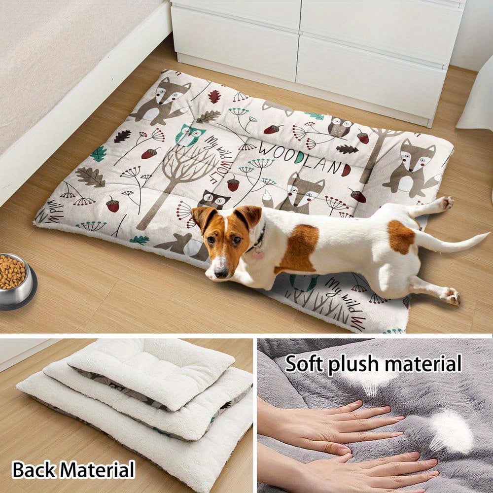 Lit épais motif renard – Lavable en machine – photo produit 4