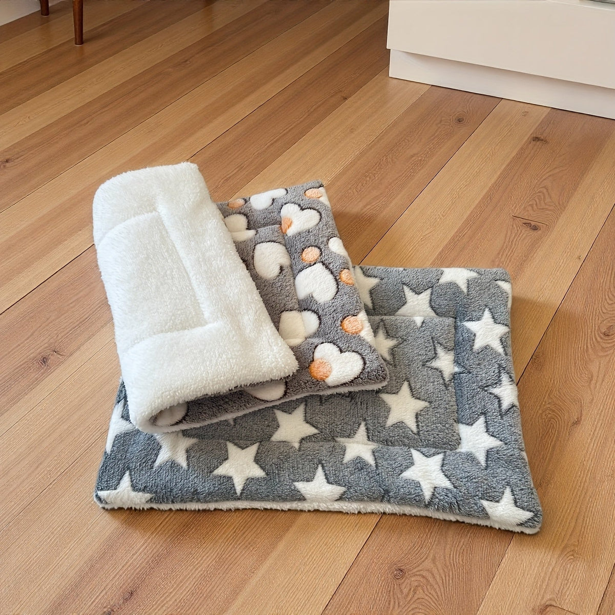 Tapis en peluche double face – Chien & chat – photo produit 6
