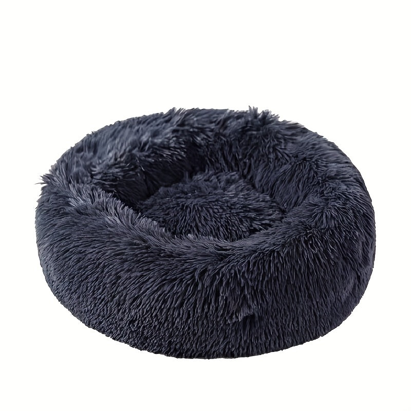 Lit rond en peluche – Chien & chat – photo produit 17