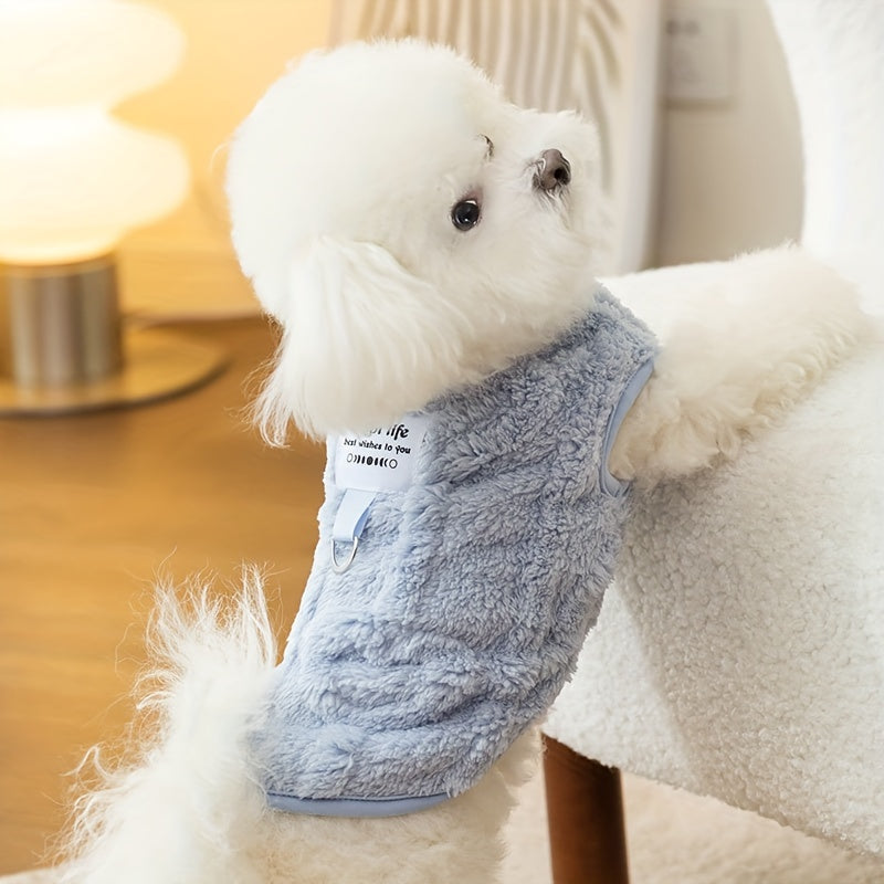 Pull polaire douillet pour chien – Anneau intégré – photo produit 4