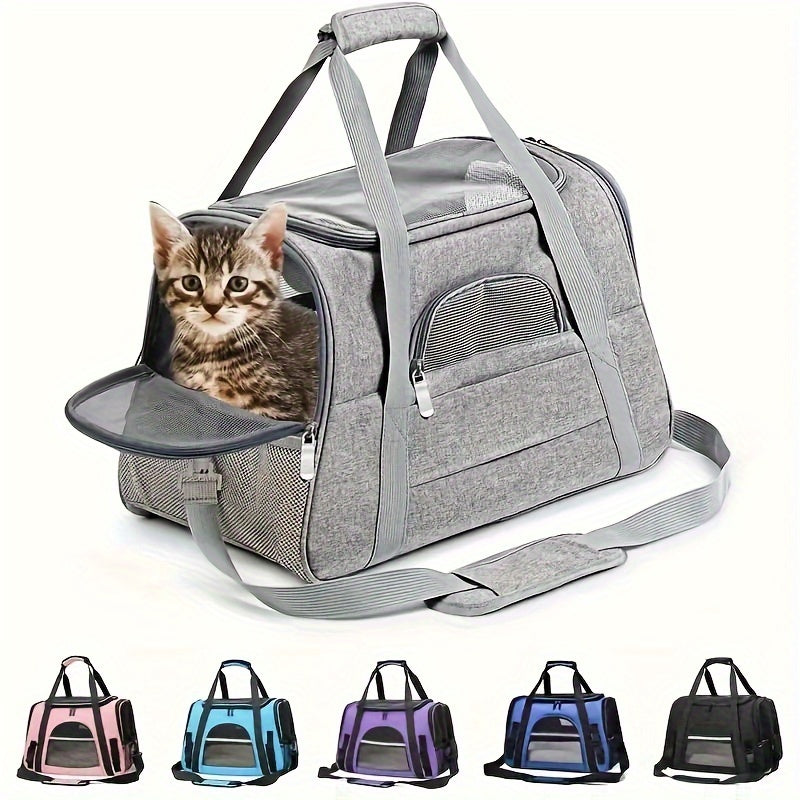 Sac de transport transparent respirant – Chien & chat – photo produit 2