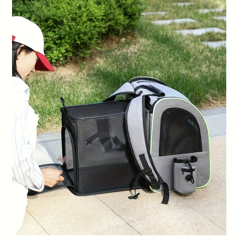 Sac à dos extensible respirant – Chat & petit chien – photo produit 4