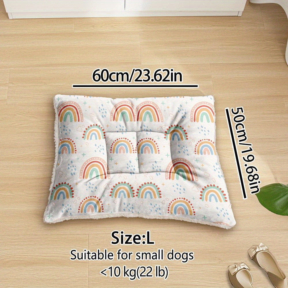 Lit épais motif arc-en-ciel – Lavable – photo produit 7