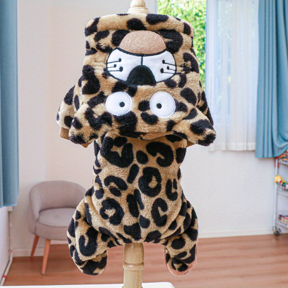 Costume léopard – Sweat chaud pour petit chien – photo produit 7