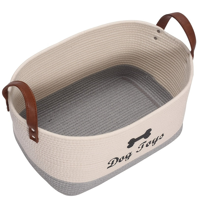 Panier de rangement pour accessoires chien – Beige – photo produit 9
