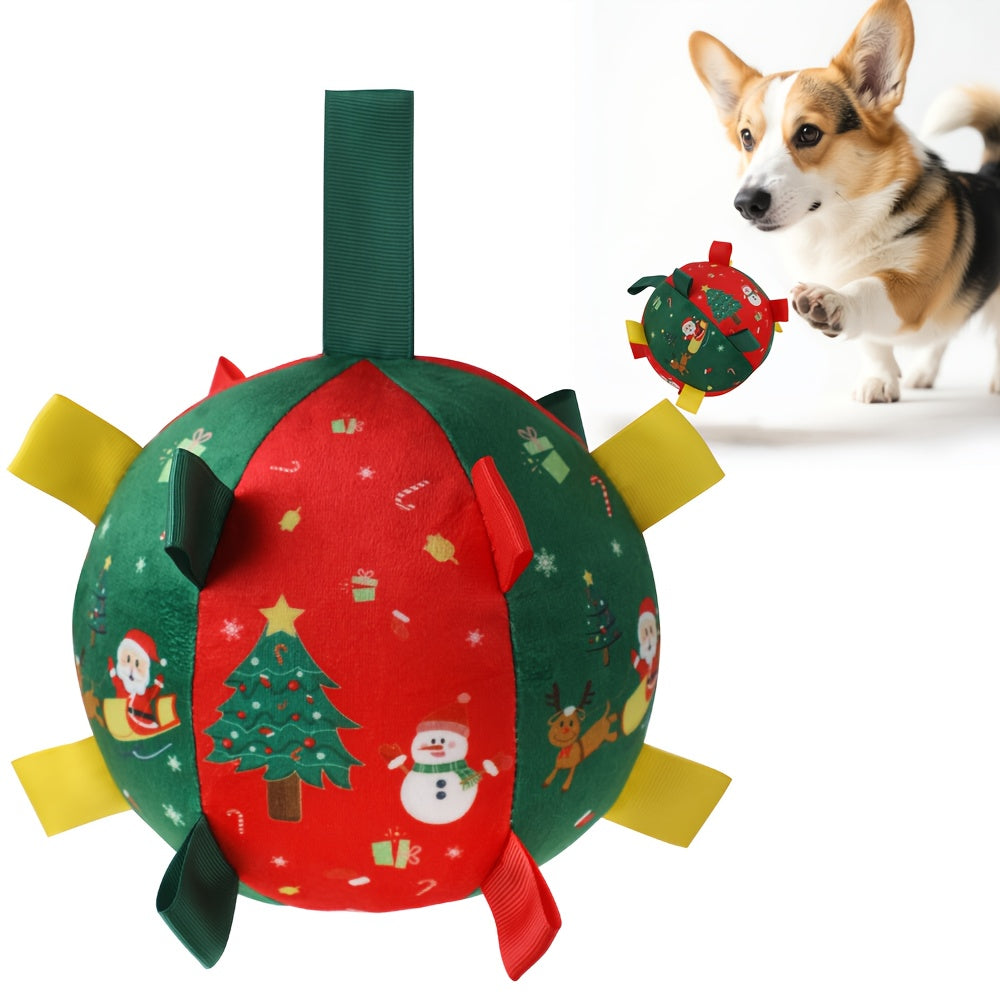 Ballon sonore à cordes pour chien – Jeu extérieur – vue principale