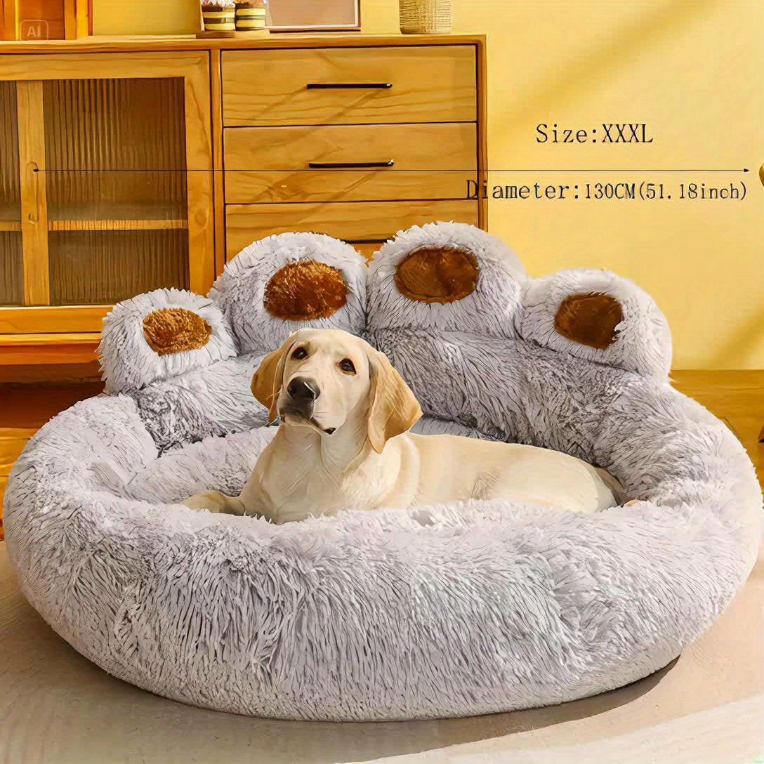 Lit patte d’ours en peluche – Chaud & douillet – photo produit 11
